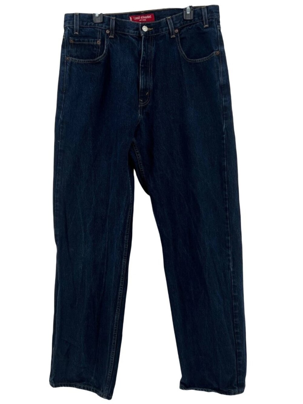 Y2K Vintage Levi's 569 Loose Straight Leg Jeans Mens 36x34 Dark Wash Denim
